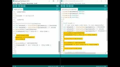 CURSO DE ARDUINO 2021 LECCIÓN 29 Bluetooth HC-05 controlando 2 Servomotores y 2 Pulsadores