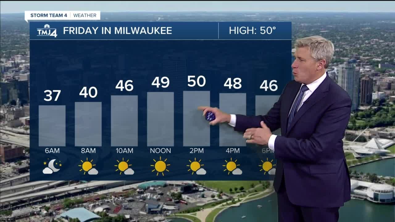 Sunshine returns Friday morning with afternoon highs in the 50s - YouTube