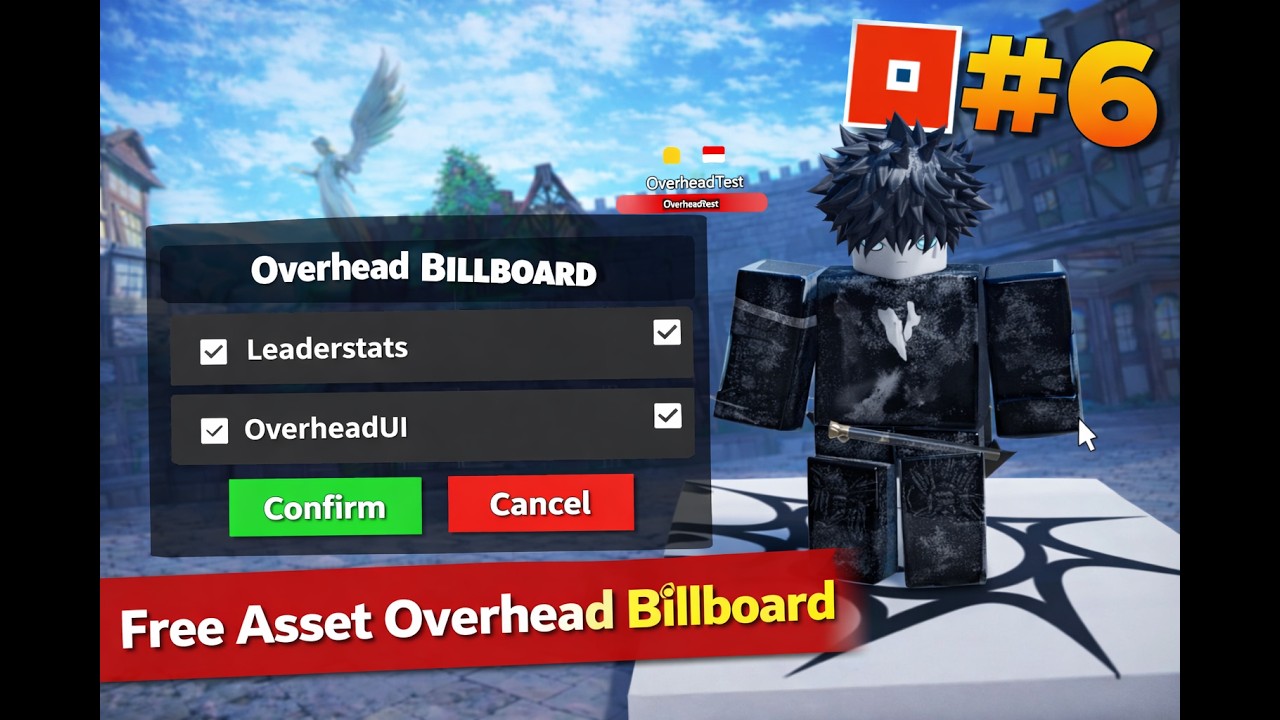 FREE Asset Overhead Billboard Roblox Studio Cocok Untuk Map Hangout 