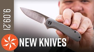New Knives for the Week of September 9th, 2021 Just In at KnifeCenter.com