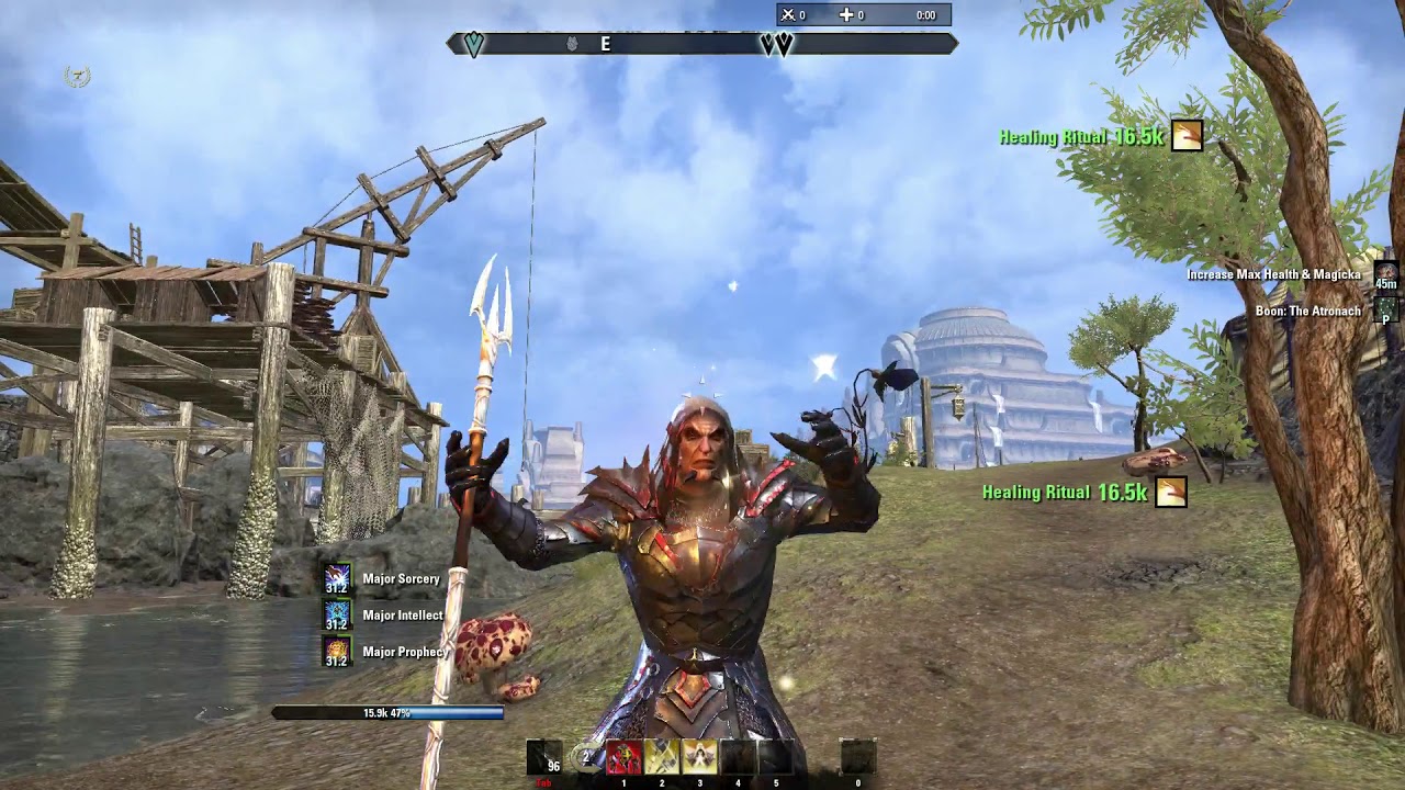 ESO: talking like daedric caster NPCs - YouTube