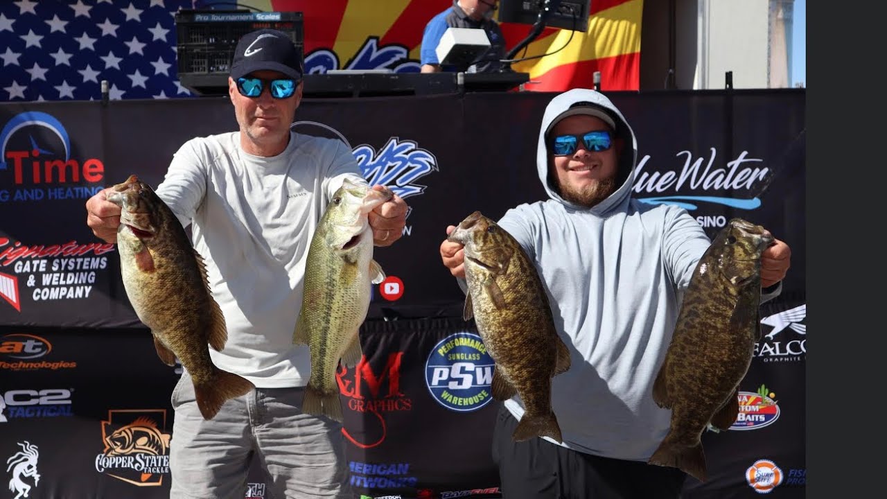 Day 2 Bass Junkys championship fishing tournament on the Parker Strip