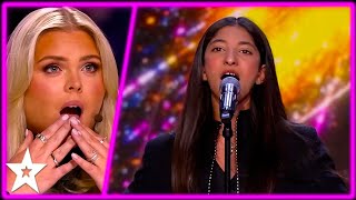 13 Year Old Jennifer Aoun BLOWS THE JUDGES AWAY With Her INCREDIBLE Voice! | Kids Got Talent