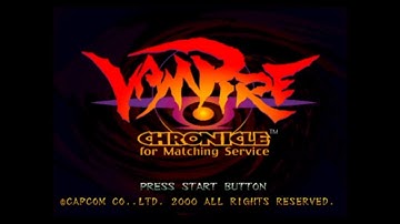 Vampire Chronicle for Matching Service - Sega Dreamcast - Intro & Title Screen