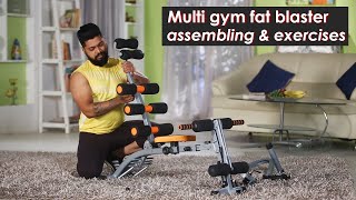 Home Gym and Bike Assembling and Exercises | Full body Home Workout Equipment | Zukazo