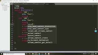 swich Break coninue in php