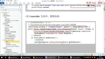 《Java最流行框架之SSM》 4·18  SSM整合 整合SpringMVC数据校验验证组