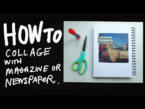 Video: Collage av tidningar: dekor och visualisering