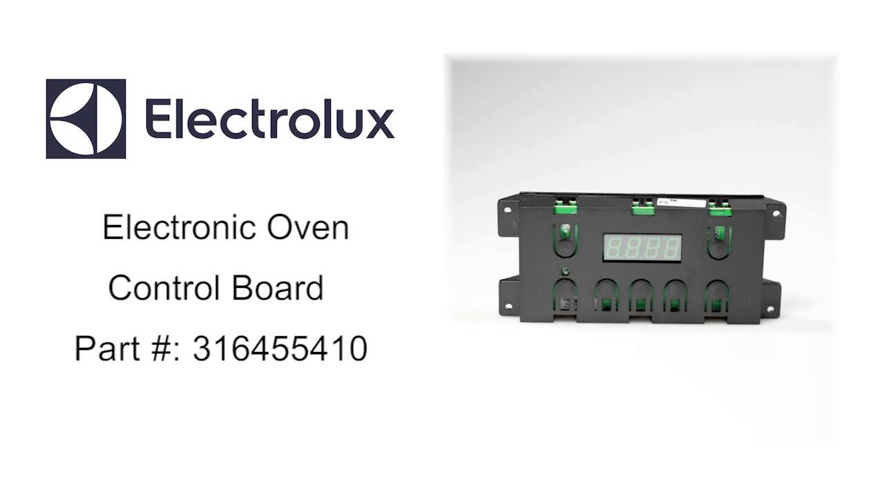 Electrolux Electronic Oven Control Board Part 316455410 YouTube
