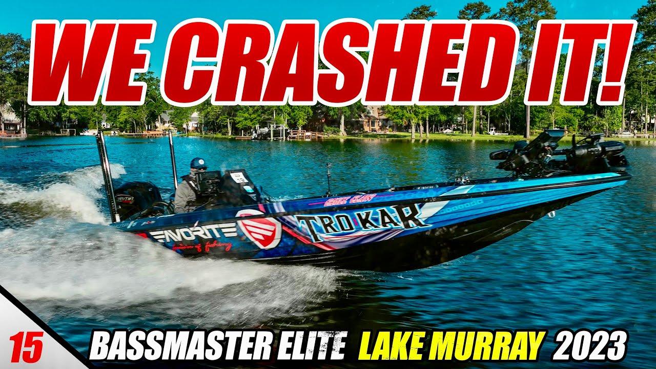 We CRASHED It! $3k GONE - 2023 Bassmaster Elite Lake Murray (Practice) -  UFB S3 E15 