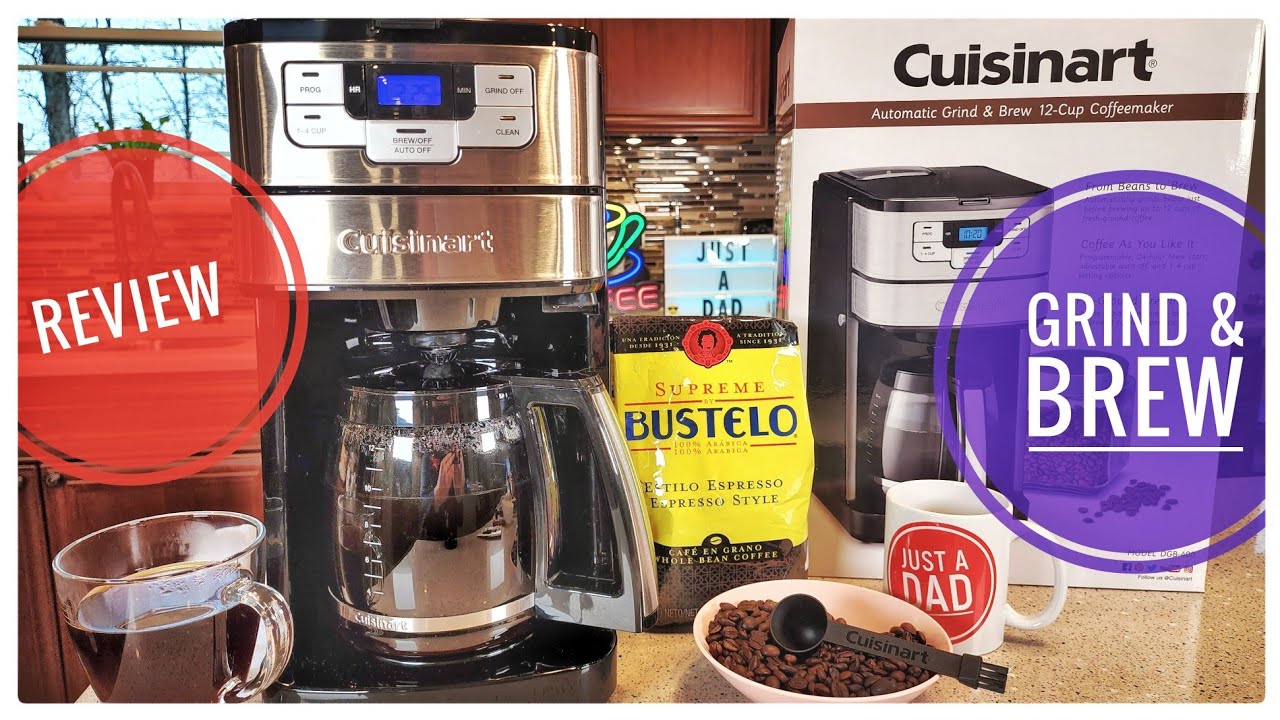 REVIEW Cuisinart DGB-400 Automatic Grind & Brew 12 Cup Coffee Maker HOW TO  MAKE COFFEE 