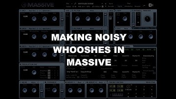 Video Game Sound Design Tutorial - Making Noisy Whooshes and Stingers in Massive