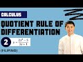 Solved # 2: Quotient Rule of Differentiation - Basic/Differential Calculus