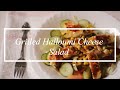 Grilled Halloumi Cheese Salad😌🌿 | With Delicious Sauce 🗝💭🍋