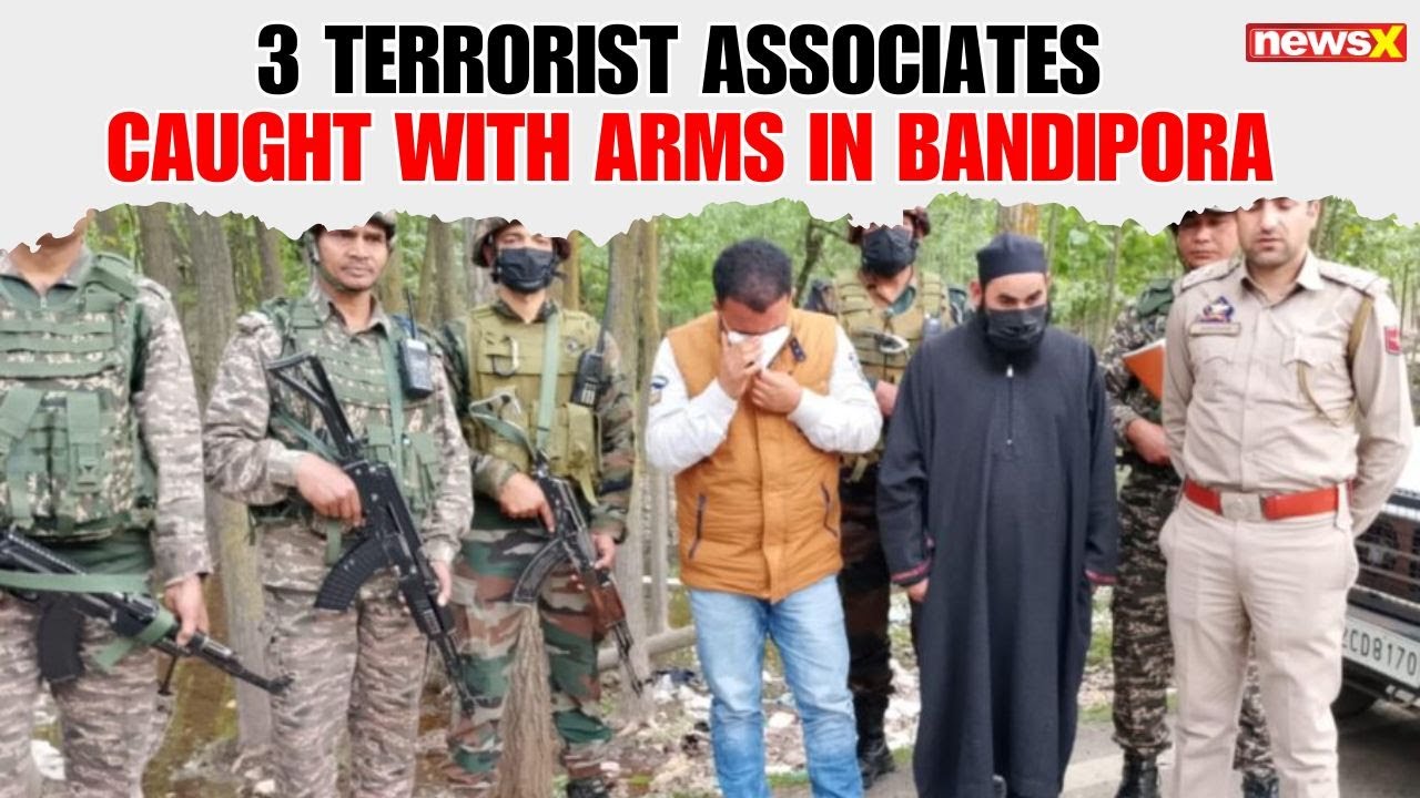 3 Terrorist Associates Held with Arms in Bandipora, J&K; Case Registered Under UAPA |NewsX