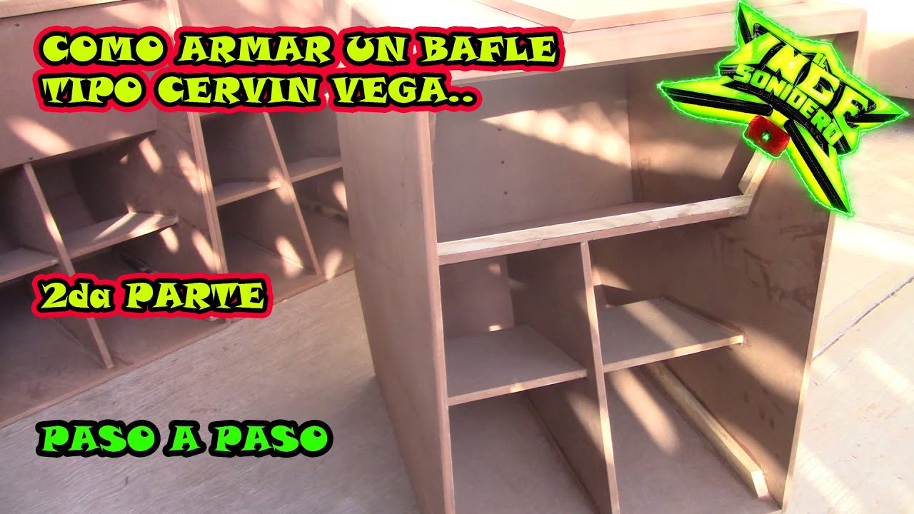 ✨COMO ARMAR UN BAFLE tipo (((CERVIN VEGA))) 2da parte