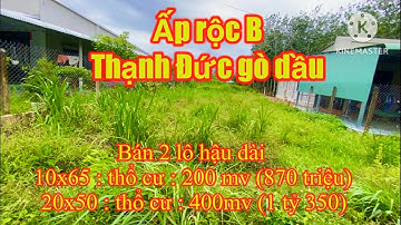 Bán đất thổ cư giá rẻ gò dầu Tây ninh 