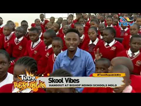 Teen Republik hanging out at Bishop Ndingi Schools in Molo
