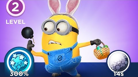 Despicable Me: Minion Rush Gameplay 2022 - Bunny Minion Level 2 (iOS/Android Games)
