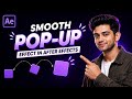 Create Smooth Pop-Up Effect with Expression in After Effects || In Hindi