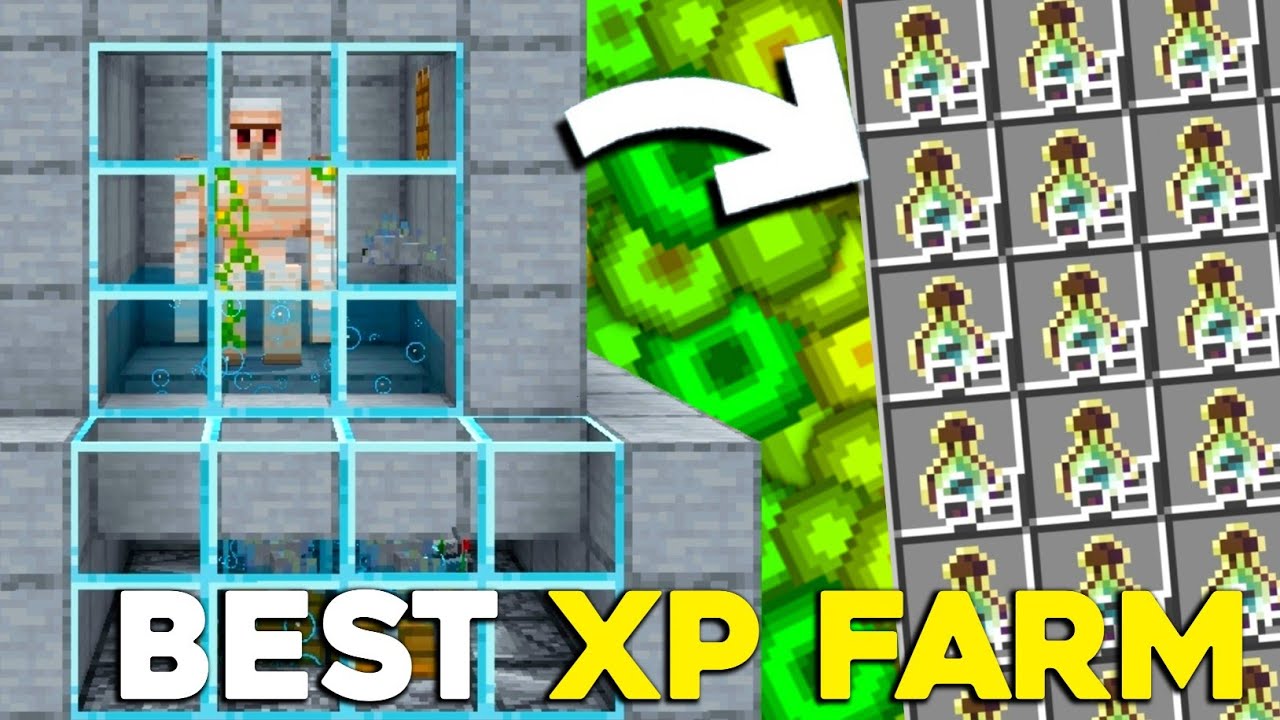 EASIEST XP FARM in Minecraft Bedrock 1.21! - YouTube