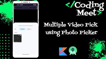 How to Implement Multiple Video Pick using Photo Picker in Android Studio Kotlin