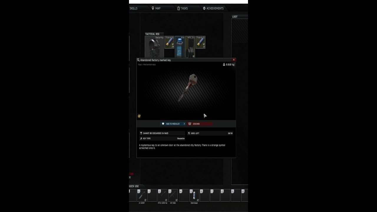 Abandoned factory marked key - YouTube