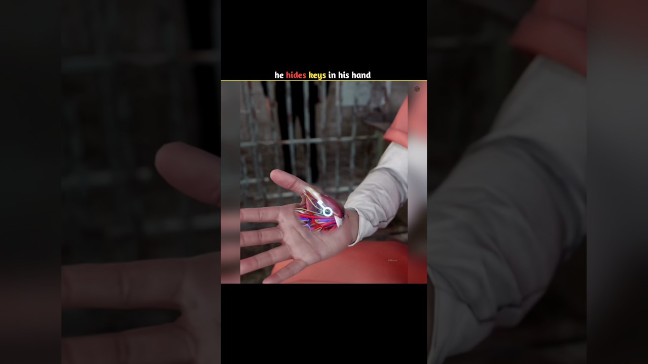 he hides keys in his hand 