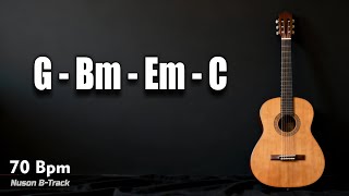 Grace Within (G Major) Romantic Slow Acoustic Guitar Backing Track 158
