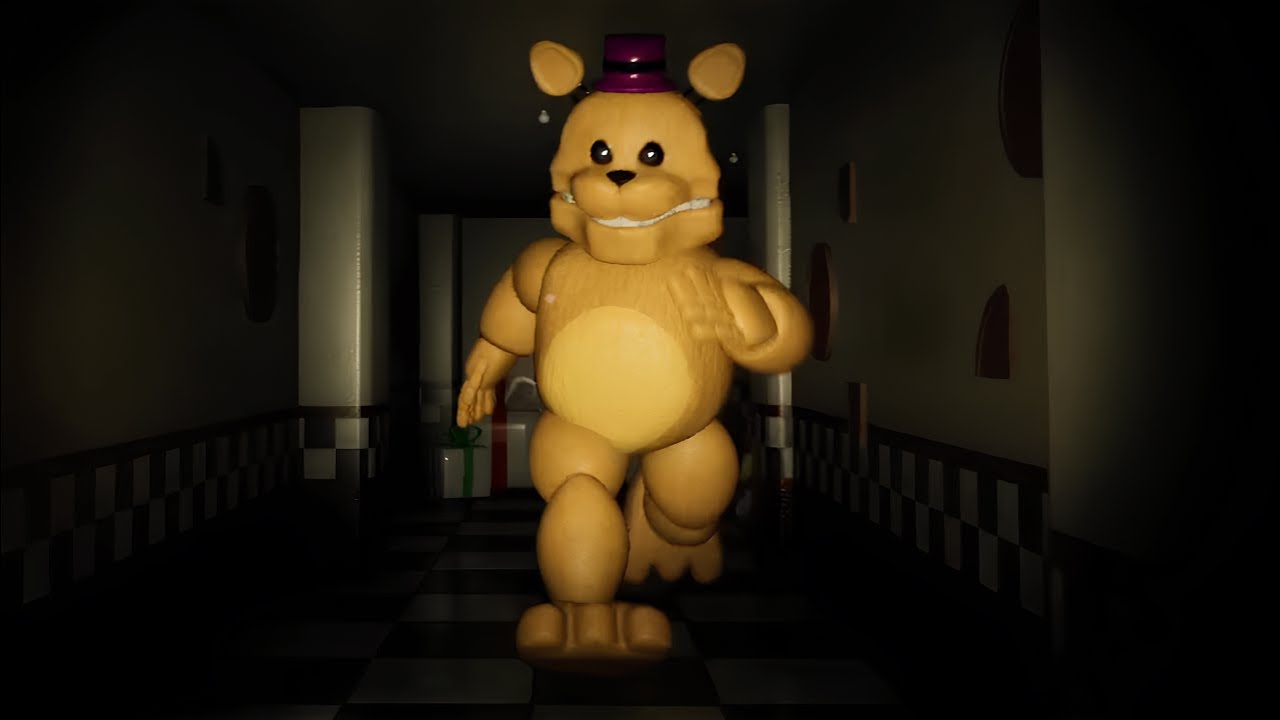 FREDBEAR SPRINTS AT ME AT 100 MPH... | Those Nights At Fredbear's - YouTube