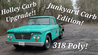 Dodge 318 Poly Upgrade! Holley 350 CFM Carburetor! by Lambvinskis Garage 3,054 views 1 year ago 14 minutes, 14 seconds