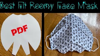 (291) Best Breathable New Pattern Face Mask/Face Mask Sewing Tutorial/Best Fit  Roomy 2021 Face Mask