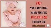 190 Swati Nakshatra Names Starting Ru Re Ro Ta Roo For Baby Boys Hindu Baby Boy Names Youtube