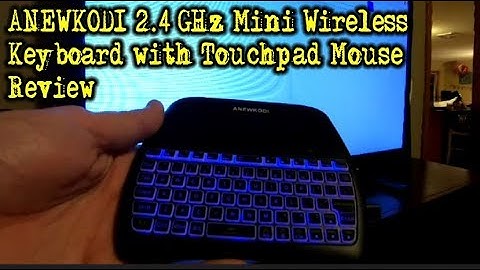 Anewkodi 2.4GHz Mini Wireless Keyboard with Touchpad Mouse Review