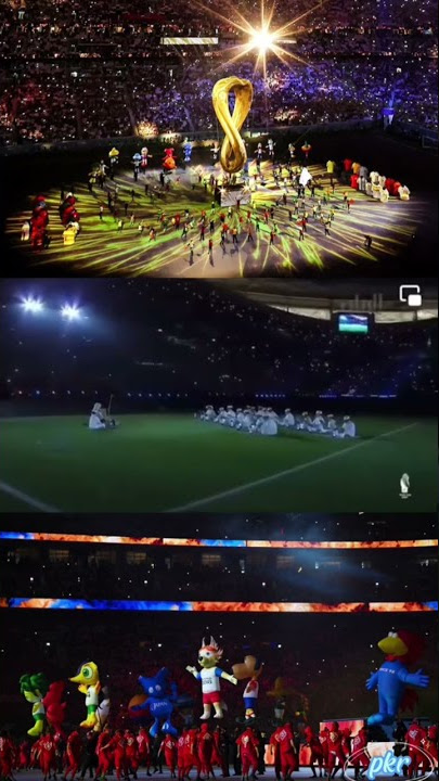 Upacara pembukaan Piala Dunia FIFA 2022 (2022 FIFA World Cup opening ceremony) #fifaworldcup