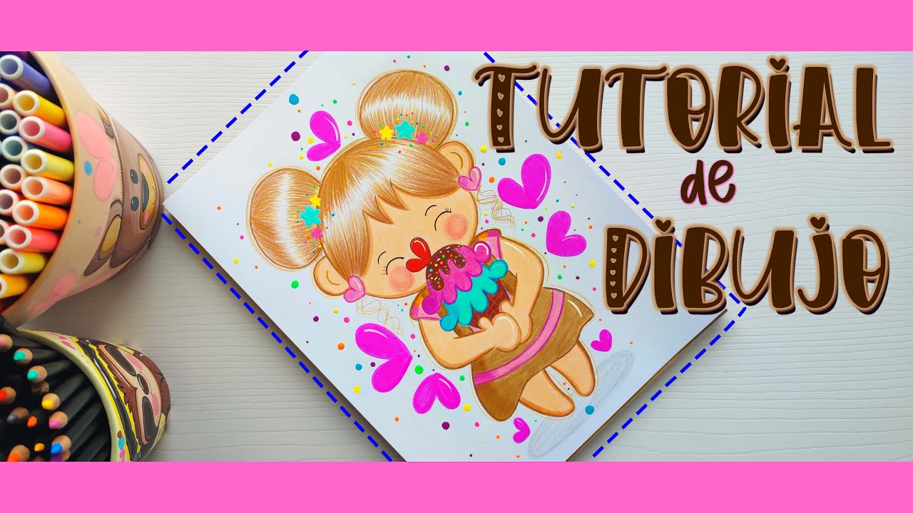 💗Aprende a Dibujar una Muñequita Fácil✏️🥰