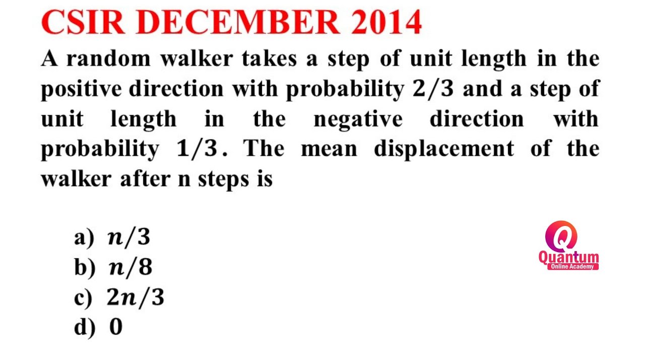 13. Случайное блуждание I ЦНИР ФИЗИКИ I Доктор Нагараджу Пендам