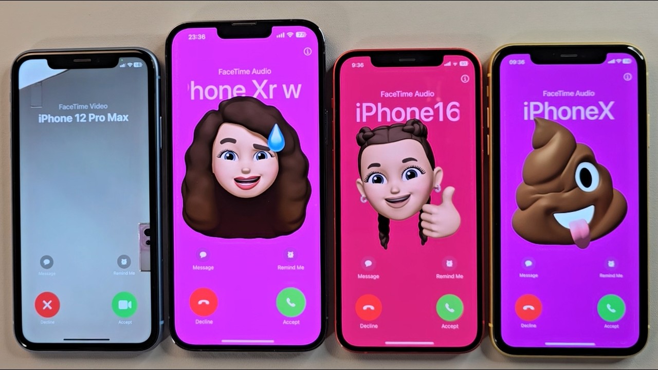 Facetime Incoming call &Outgoing call iPhoneXr iPhone 12Pm iPhone 12 ...