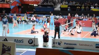 London 2012 Paralympics Sitting Volleyball Ukraine Usa Women 05 09 12