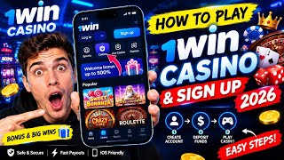 🔥 HOW TO PLAY 1WIN CASINO & SIGN UP IN 2026 🎰 | Complete Beginner Guide 