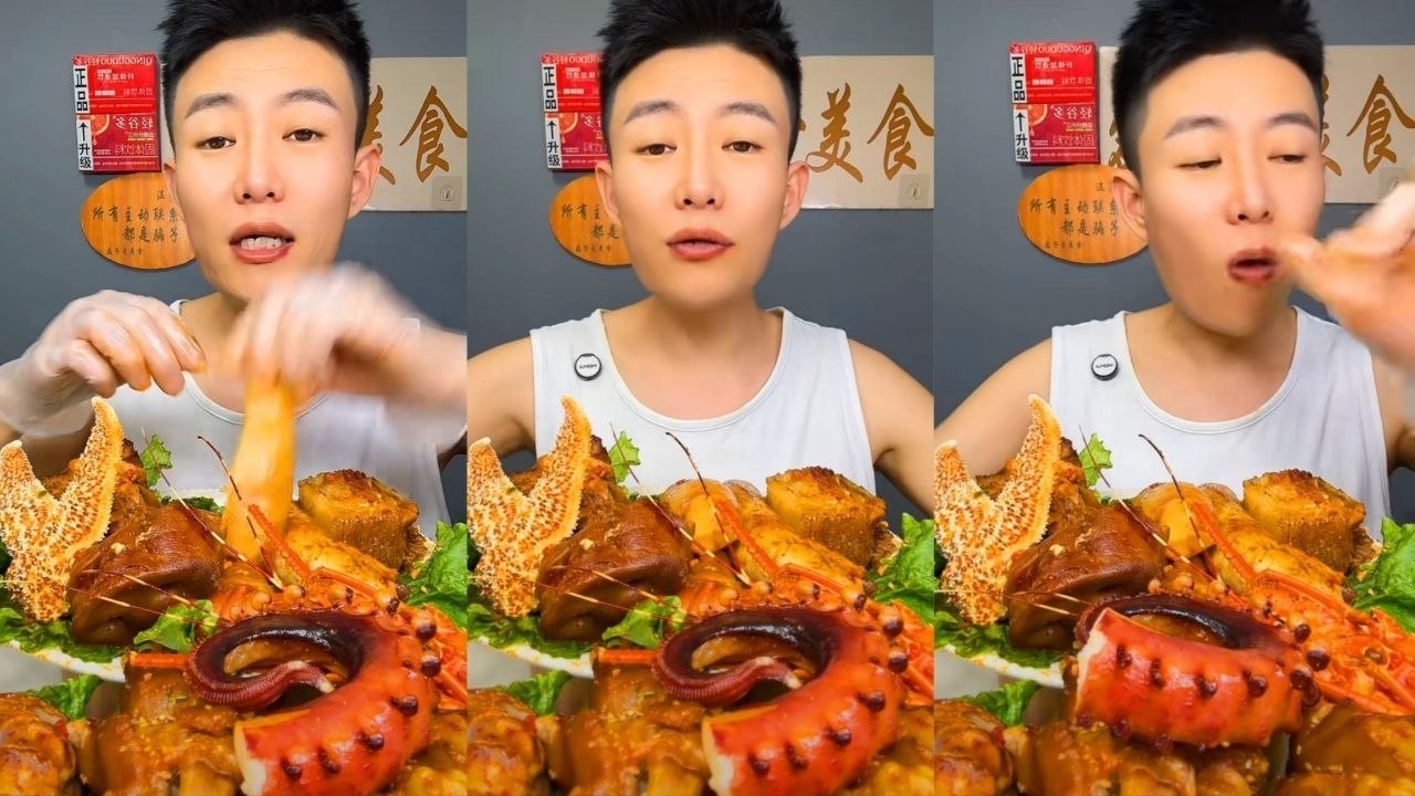 Giant Seafood Boil Mukbang 🦞 Octopus, Lobster & Shellfish ASMR Feast