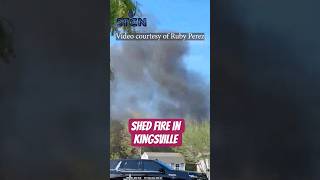 Shed Fire.