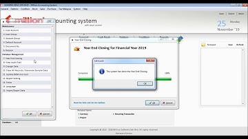 How to do Year End Processing in Million Account & Stock System