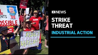 Schools close amid public sector strike action around Tasmania over pay and conditions | ABC News