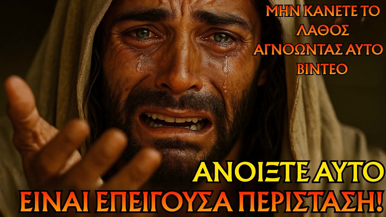 Ο Θεός Λέει: ΑΝΟΙΞΤΕ ΑΥΤΟ, ΕΙΝΑΙ ΕΠΕΙΓΟΥΣΑ ΠΕΡΙΣΤΑΣΗ! ΤΟ ΜΗΝΥΜΑ ΤΟΥ ΘΕΟΥ ΣΑΣ ΣΗΜΕΡΑ