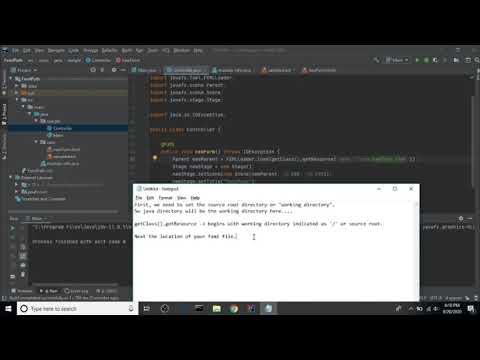 How to create path in FXML using getClass().getResource()? - YouTube