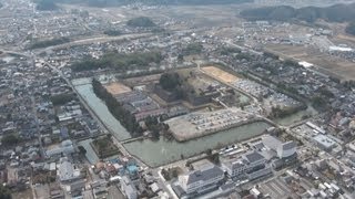 篠山城でお城ドーナツ 東北の復興を祈願