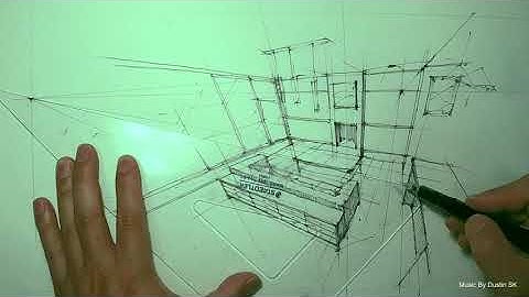 3-POINT PERSPECTIVE SKETCH / INTERIOR