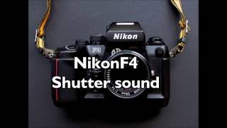 ニコンF４シャッター＆巻上げ作動音 　Nikon F4 Shutter sound