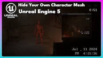 How to Hide Your Own Character Mesh in UE5